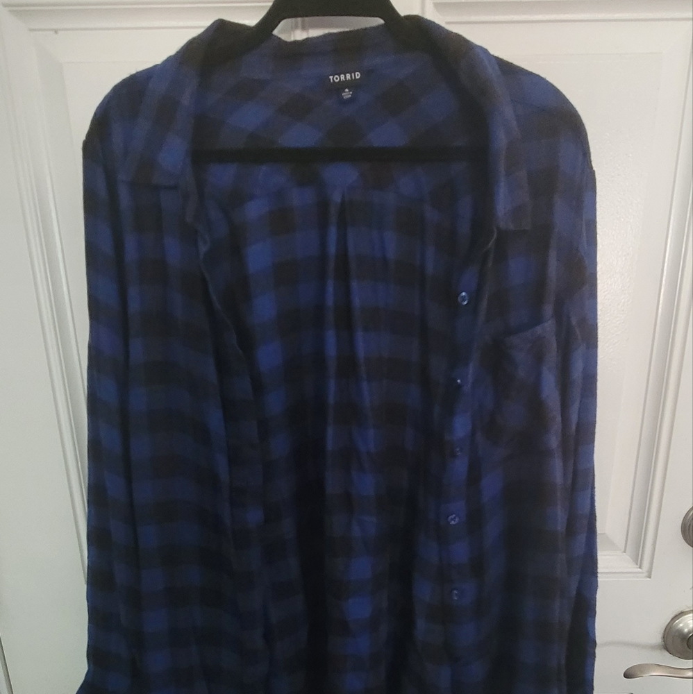 Torrid flannel button up